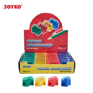 Rautan Serutan Pensil Sharpener Roti Joyko Per Box 24 Pcs SP-362