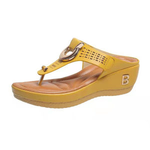 [Free Shipping] WomenS Summer New Arrivals: Beach Flip-Flops With A Wedge Heel Available In Plus Sizes Roman-Style Sandals