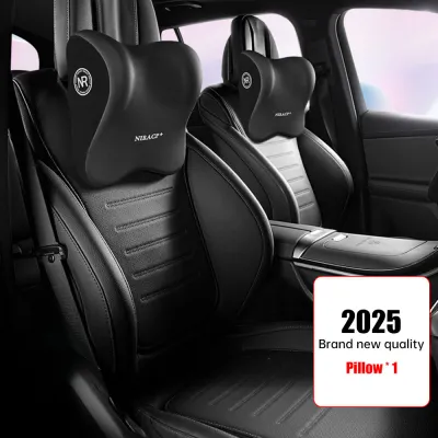 Car Headrest Neck Pillow Car Seat Lumbar Support Neck Rest Protector Waist Cushion Accessorries for Driving Long Trips