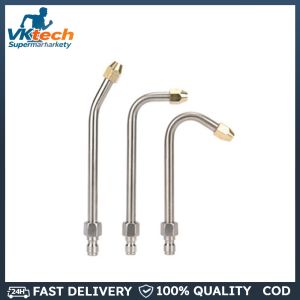 Multi-Angled Stainless Steel Pressure Washer Extension Rods 3-Pack for Car and Gutter Cleaning Quick Connect Durable Tool