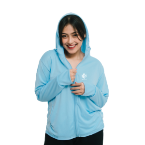 SEVENTYONE - Jaket Olahraga Wanita Joging Jaket MeshHoodie UV Protection Jaket Olahraga Running Gym Sepeda JPS Women