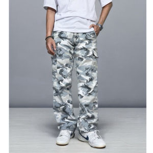 Celana Cargo Camo Loreng Regular Fit Loose fit Gombarang Ukuran Jumbo Bigsize Bahan Katun Twill