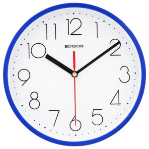 Jam Dinding Edison EDW 09 T18 Timbul Diameter 230mm 23cm