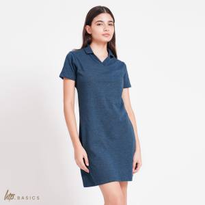 HTP BASICS Open Collar Dress - Coarse Cotton (XS-ML) | GBNVA.PH