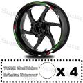 For YAMAHA XSR155 MT125 Exciter150 FZ25 YZF R3 R6 FZ6 FZ8 MT03 mt07 mtT09 Reflective Wheel Sticker Hub Decal17 Rim Stripe Tape Motorcycle  Accessories Waterproof. 