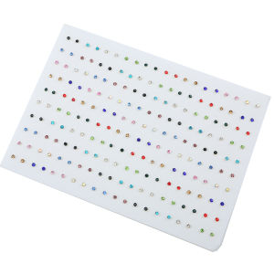 100 Pairs Women Acrylic Crystal Small Stud Earrings Sets Girl Child Heart Star Animal Moon Crown Earring Jewelry