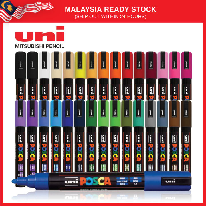 Uni Posca Medium Size Water Based Paint Marker PC 5M Art And Painting