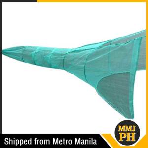Large Imported Fishing Net Hukou Net Trawl Fish Shrimp Cage Sleeve Net Foldable River Blocking Net