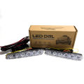 6.5" LED DRL Daytime Running Lights Safety lights Dual Color Yellow-White [2PCS Set]. 
