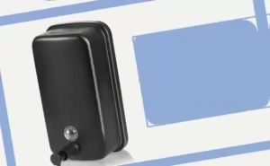 Black stainless steel 304 hand sanitizer dispenser with pump wall mounted 500 ml manual liquid shower foam liquid soap dispenser