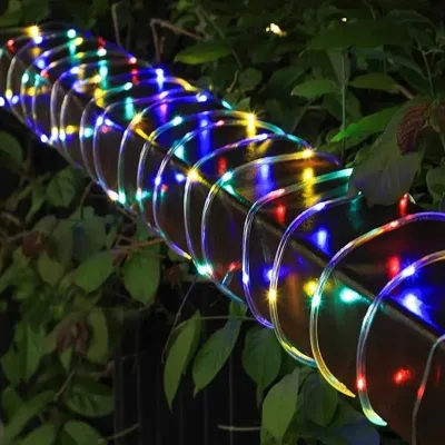 Lampu Selang String Led Lampu Hias Luar Ruangan Tenaga Surya Lampu Hias Pohon LED Tumblr RGB