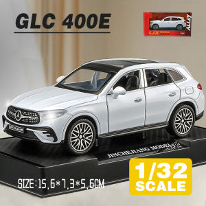 LEO 1:32 Mercedes Benz GLC400 Diecast โมเดล รถอัลลอยด์รถยนต์ของเล่นคอลเลกชันของขวัญสําหรับเด็กชายสาว ของเล่นเด็ก