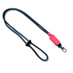 Tali Lanyard Gantungan Leher Aksesoris Hp ID Card Karet Tebal Warna Multifungsi