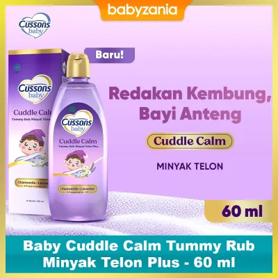 Cussons Baby Cuddle Calm Tummy Rub Minyak Telon Plus - 60 ml