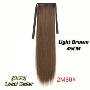 Fake ponytail for women with one-piece strap-on simulated hair to increase hair volume Korean straig