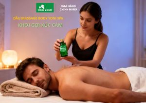 Dầu massage body YONI - hâm nóng tình cảm - Gắn kết bền chặt - Tăng Cảm Giác Yêu Thương Cho Cặp đôi-che tên spa 100ml - Hâm nóng tình cảm