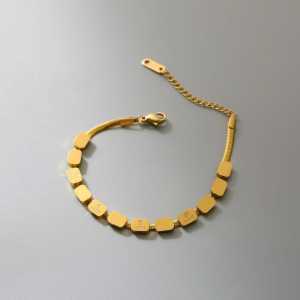 [ Bayar Ditempat ] Gelang Titanium Korea / Gelang Titanium Gold Wanita Korea / Gelang Titanium Korea Asli Ori Import / Gelang Titanium Wanita Remaja