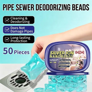 Pipe Deodorizer Gel Beads Pipe Cleaner/Lasting Protection Effective/Multifunctional For Kitchen Bathroom Toilet Drain/For Family Users
