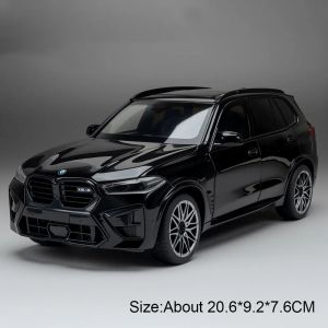 1:24 X5M 325Li Miniature Model Alloy Diecast Car Toys Rubber Tire Pull Back Doors Opened Shock Absorption Cars Fashion Ornaments
