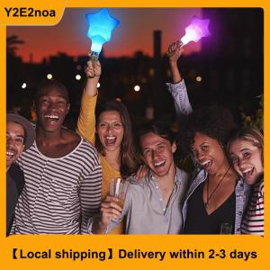 【Local shipping】 1Pc Colors Change LED Glow Stick Heart Star Shape Luminous Concert Cheering Tube Wedding Party Light Stick