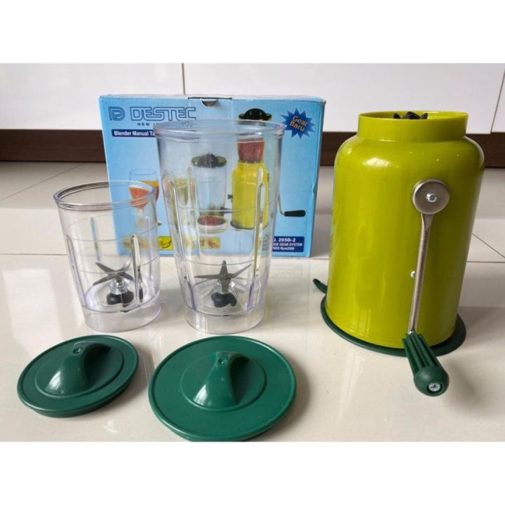 [ GARANSI 100 % ] BLENDER MANUAL 2 TABUNG | Lazada Indonesia