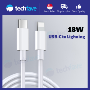 SG TechFave USB C Lightning Cable 18W PD Type C Fast Charging for iPhone 11 12/Ipad Air Pro Mini 1m/2m
