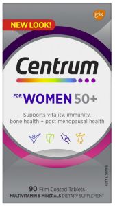 Centrum for Women 50+ Multivitamins 90 Tablets Complete from A to Zinc (Australian Version)