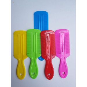 ♥ CANTIKA ♥ Sisir kutu gagang PLASTIK warna warni