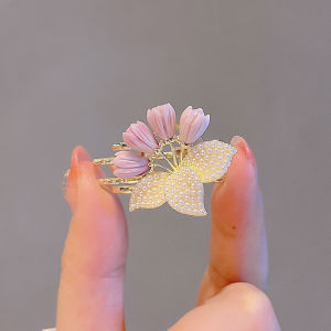 Ready Stock 3PCS/SET New Fashion Korean Style Alloy Side Barrettes Hair Clips Summer Sweet Cute Bangs Clip Flowers Hair Accessories For Women 