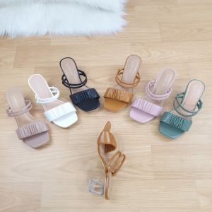 Sandal Wanita Hak Kaca GREENLOVE 5 CM BELGIA