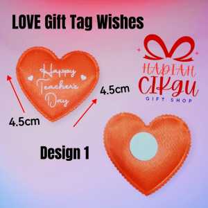 Hadiah Hari Guru Bantal Love Teacher Day Gift Pillow