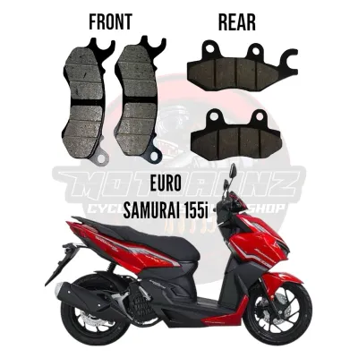 DISC BRAKE PAD FRONT & REAR EURO SAMURAI 155i【Hot Sale】COD