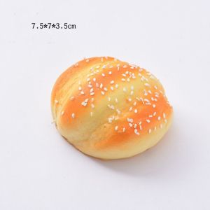 SKJK Spoof Simulated Artificial Bread Toy Simulation Food Tease People Simulation Bread SqueezeToys Foods Toy Soft Simulation Bread Model Home Ornaments