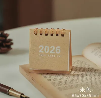 MINI Pocket Calendar Year 2026 Solid Color Small Kalendar Door Gift Cenderahati Majlis Kahwin