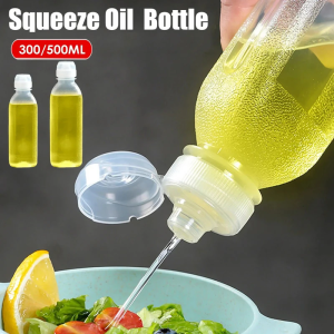 500ml Kitchen Squeeze Oil Bottle Dispenser Screaming High Temperature Oil ResistanceOil Control Bottle Kitchen Supplies