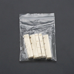 5ชิ้นกระดูกรองสายกีต้าร์4 Gitar Senar อ่อนนุชกีต้าร์ ABS เบสอุปกรณ์น็อตหัวผ่าเบสสำหรับกีตาร์ไฟฟ้าน็อตหัวผ่าเบส