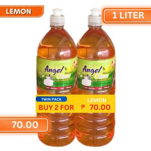 ANGEL CLEAN DISHWASING LIQUID TWIN PACK (1 LITER) -LEMON