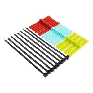 12Pcs Fishing Rod Safe Hanger Silicone Secure Holder Light Weight Rod Hook Organizers Universals Fishing Hook Keeper
