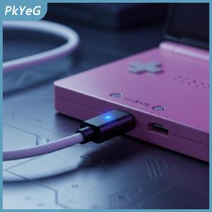 PkYeG Loại C LED Chỉ Số Sạc Cáp Thêm Dài Sạc Cho Nintendo Chuyển Đổi Và Trò Chơi Giao Diện Điều Khiển Rối Miễn Phí Nylon Dây