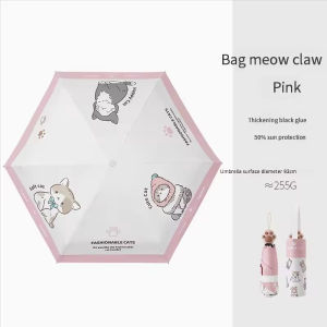 TURTLE Mini Umbrella Folding Umbrellas UV Protect Rain Sun Umbrella lightweight Folding Umbrellas