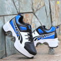 Roller Kicker Skate Shoes Retractable Wheels Skating Shoes Skates. 