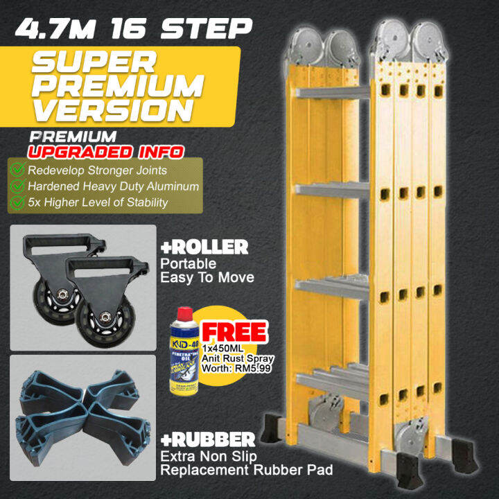 4.7 m deals folding ladder