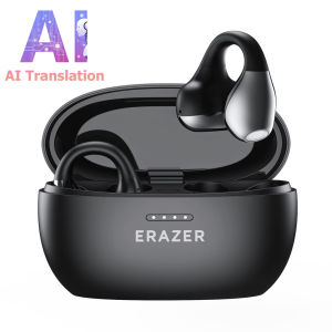 Lenovo Erazer XF39 Al Translation Wireless Clip on Bluetooth Earphone 6.0 Sports Earphones Headphones in Mic Ultra-light Low latency
