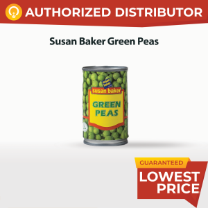 Susan Baker Canned Green Peas 155 g / 226 g – Ready-to-Use Easy Cook Pantry Vegetables for Cooking