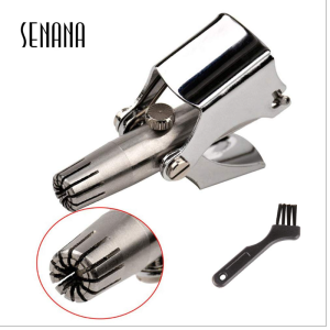 Stainless Steel Manual Washing Nose Trimmer Device Hair Removal Tool