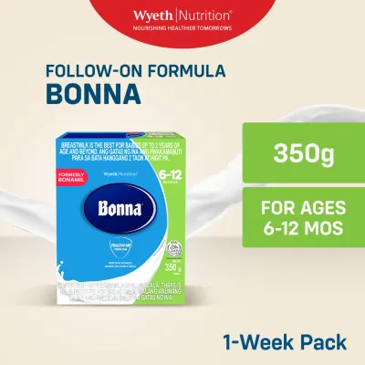 BONNA Stage Two Follow-On Formula Milk Powder for 6-12 Months Old 350g