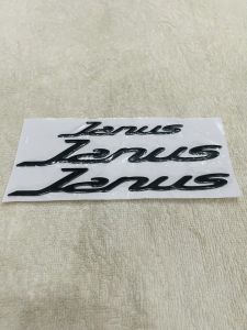Bộ tem decal dán xe máy Yamaha Janus Jannus màu đen zin thái siêu đẹp