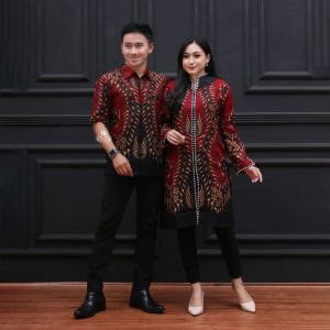 Baju Batik Wanita Atasan Batik Tunik Jumbo Baju Kantor Baju Resmi Modern Monalisa MLXLXXL Pekalongan