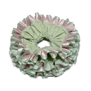 Delicate Hair Tie With Pleated Design Scrunchie Hair Accessory Hairpiece Ponytail Holder For Workouts Parties Daily Use