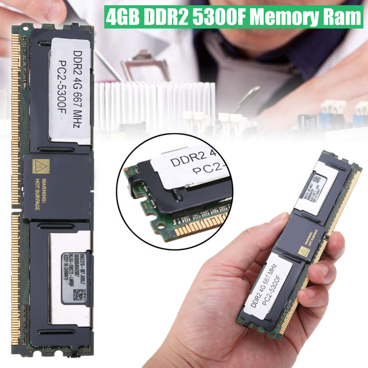 Unvug 4GB DDR2 5300F 667Mhz ECC 240 Pin CL5 Memory Ram For